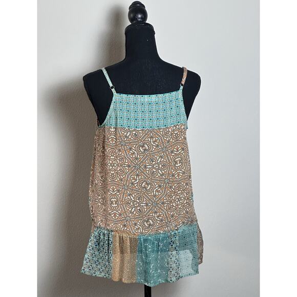 Women's Top by Gypsy 05 Boho Chic Summer Sheer Top Size S - Picture 9 of 16